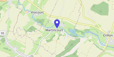 Carte OpenStreetMap — 5 rue Principale, Martincourt