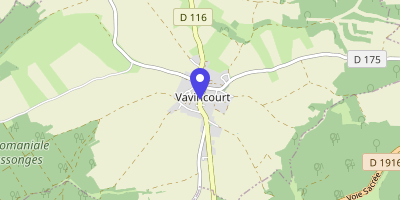 Carte OpenStreetMap — 2 rue de Bar, Vavincourt