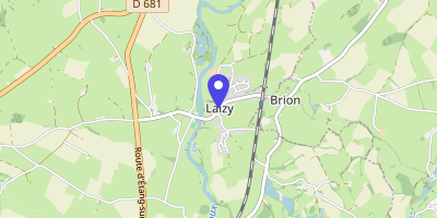 Carte OpenStreetMap — 1 place de la Mairie, Laizy