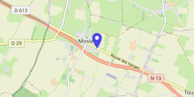 Carte OpenStreetMap — 12 route des Forges, Mosles