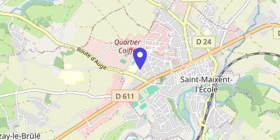 Carte OpenStreetMap — Place Léon-Guyonnet, Saint-Maixent-L'École