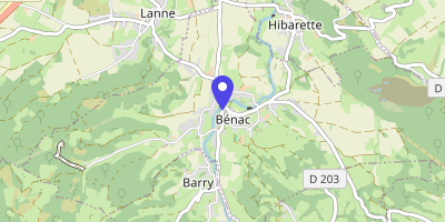Carte OpenStreetMap — 8 rue du Pic-du-Midi, Bénac