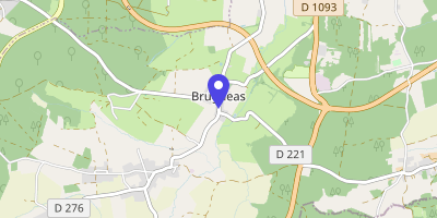 Carte OpenStreetMap — 18 rue de l'Église, Brugheas