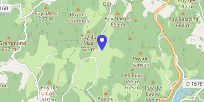 Carte OpenStreetMap — RD 940 Le Bourg, Saint-Hilaire-les-Courbes
