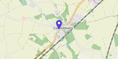 Carte OpenStreetMap — 30 route Nationale, Coulombiers