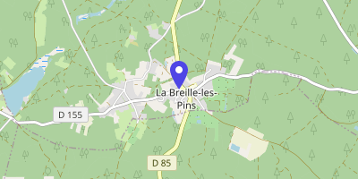 Carte OpenStreetMap — 4 rue Saumuroise, La Breille-les-Pins