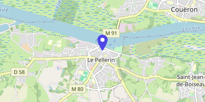 Carte OpenStreetMap — 1 place de la Mairie, Le Pellerin