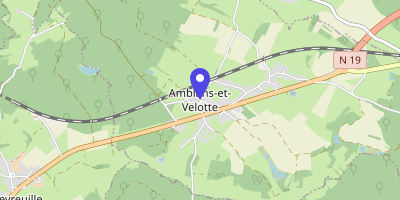 Carte OpenStreetMap — 1 rue du Breuil, Amblans-et-Velotte