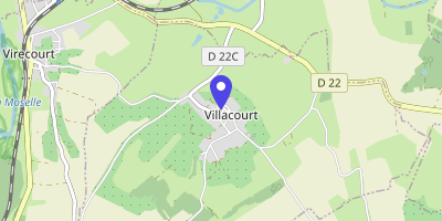 Carte OpenStreetMap — 2 place de la Mairie, Villacourt