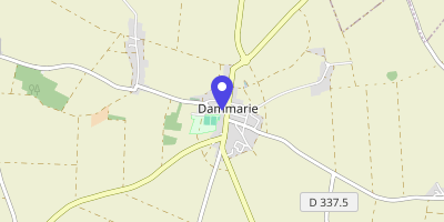 Carte OpenStreetMap — 2 place de l'Église, Dammarie