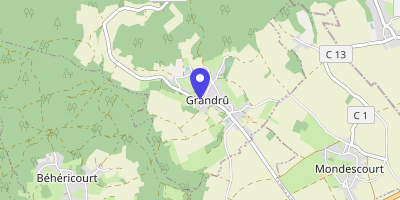 Carte OpenStreetMap — 93 rue Ernest-Flury, Grandrû