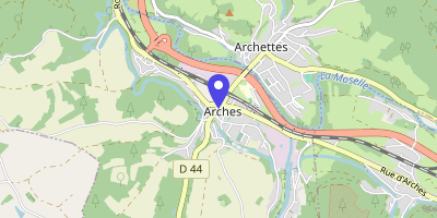 Carte OpenStreetMap — 2 rue de la Mairie, Arches
