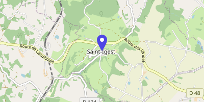 Carte OpenStreetMap — 70 rue de la Mairie, Saint-Igest