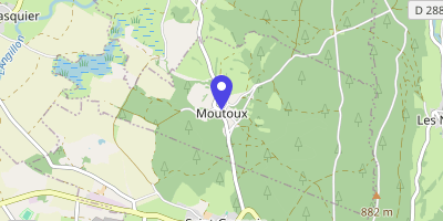 Carte OpenStreetMap — 2 place de la Mairie, Le Moutoux