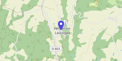 Carte OpenStreetMap — 1 route de Castelnaudary, Verdun-en-Lauragais