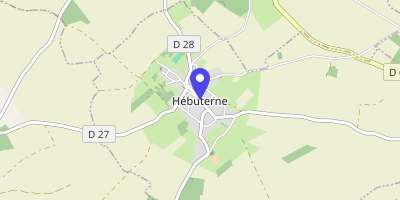 Carte OpenStreetMap — 2 Grande-Rue, Hébuterne