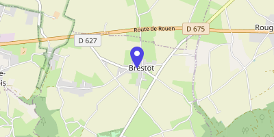 Carte OpenStreetMap — 10 rue du Bourg, Brestot