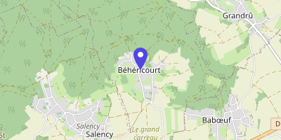 Carte OpenStreetMap — 101 rue du Moutoir, Béhéricourt