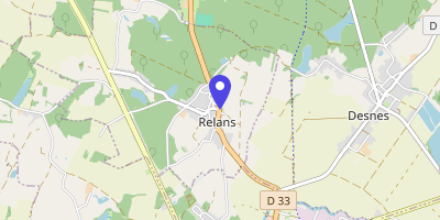 Carte OpenStreetMap — 28 Grande-Rue, Relans