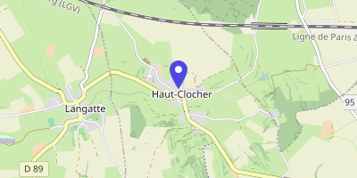 Carte OpenStreetMap — 7 rue de l'Église, Haut-Clocher