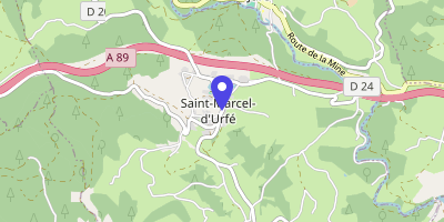 Carte OpenStreetMap — 125 route d'Urfé, Saint-Marcel-d'Urfé