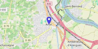 Carte OpenStreetMap — Place du Général-de-Gaulle, Anse