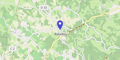 Carte OpenStreetMap — Le Bourg, Baladou