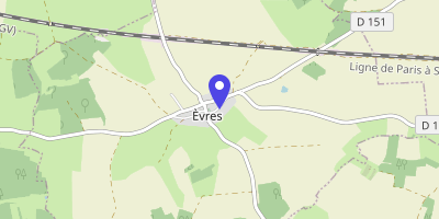 Carte OpenStreetMap — 8 rue Saint-Evence, Èvres