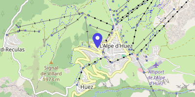 Carte OpenStreetMap — 226 route de la Poste, Alpe-d'Huez
