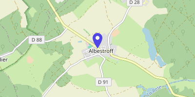 Carte OpenStreetMap — 1 place de l'Hôtel-de-Ville, Albestroff