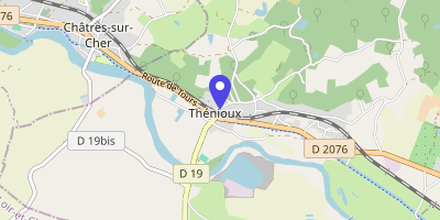 Carte OpenStreetMap — 4 place de l'Église, Thénioux