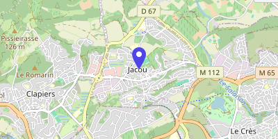 Carte OpenStreetMap — 9 place Frédéric-Mistral, Jacou