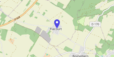 Carte OpenStreetMap — Impasse de l'Eglise, Flacourt