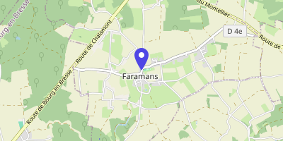 Carte OpenStreetMap — 65 route de Pérouges, Faramans