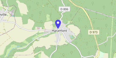 Carte OpenStreetMap — 1 place de Verdun, Haramont