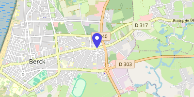Carte OpenStreetMap — 1 rue Henri-Elby, Berck-sur-Mer