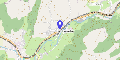 Carte OpenStreetMap — 10 Place de la Mairie, Esclanèdes