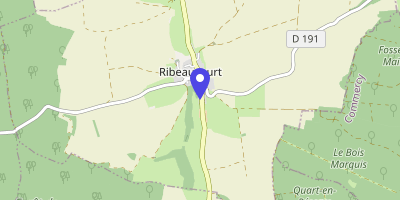 Carte OpenStreetMap — 3 Grande-Rue, Ribeaucourt