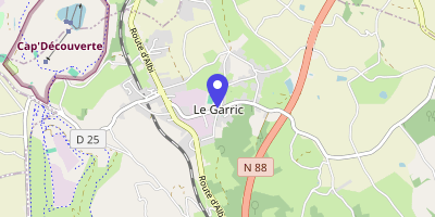 Carte OpenStreetMap — 17 route de Valdériès, Le Garric