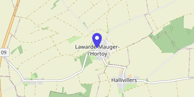 Carte OpenStreetMap — 11 place de l'Église, Lawarde-Mauger-l'Hortoy
