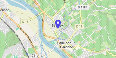 Carte OpenStreetMap — 31 chemin de la Fabrique, Béguey