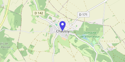 Carte OpenStreetMap — Place Charles-de-Gaulle, Chaussy