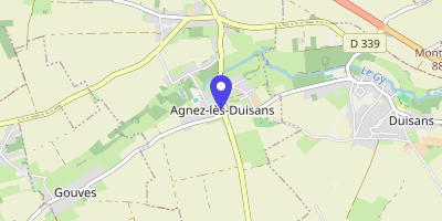 Carte OpenStreetMap — 51 rue de l'Église, Agnez-lès-Duisans