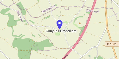 Carte OpenStreetMap — 8 rue des Moissons, Gouy-les-Groseillers