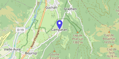 Carte OpenStreetMap — Village, Camparan