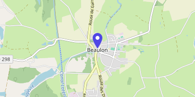 Carte OpenStreetMap — 2 rue de la Poste, Beaulon