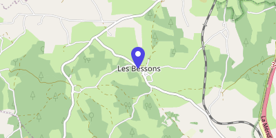 Carte OpenStreetMap — 445 rue de la Tourre, Les Bessons
