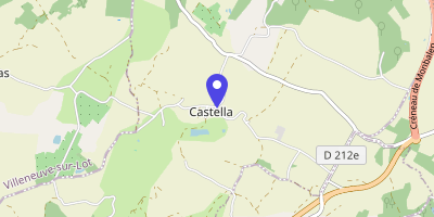 Carte OpenStreetMap — 25 route d'Agen, Castella