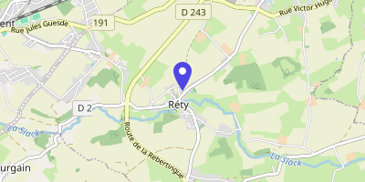 Carte OpenStreetMap — 11 rue Jules-Ferry, Rety