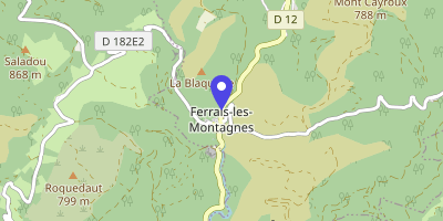 Carte OpenStreetMap — 23 route de la Montagne-Noire, Ferrals-les-Montagnes